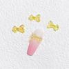 Internet celebridade moda ins estilo coreano Aurora resina arco unhas joias diy handmade mágica cor decoração de unhas