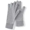 Novas luvas de cashmere, luvas de manga comprida e luvas com punho para outono e inverno, proporcionando calor e proteção contra o frio; luvas simples e versáteis para homens e mulheres