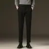 Ropa de Hombre Fengshe / Novedad Primavera/Otoño 2026 Pantalones de Traje Casual Ligeros de Lujo para Hombre de Pierna Recta Ajustada
