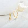 Pendientes de lujo ligeros, pendientes de plata de ley S925 chapados en oro de 14 quilates, pendientes de moda irregulares, joyería de minería en caliente transfronteriza