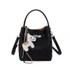 2026 Nueva Moda Transfronteriza Bolso Cruzado Simple Bolso Cubo Versátil Bolso de Mano Estilo Coreano Bolso de Hombro