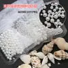 Joyería para uñas popular en línea japonesa al por mayor versátil redonda tridimensional perla brillante diy accesorios mixtos para uñas