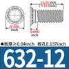 Tuercas Remachables Hechas en EE. UU. FH-256/440/632/832/0420/0518/0616-Tuercas Remachables