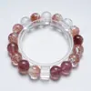 Elfo na Garrafa Pó de Cristal Natural Fogos de Artifício Pulseira Artesanal para Mulheres, Novo Estilo Versátil, Pulseira Clareadora Atacado
