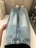 Calça Larga de Cor Clara para Mulheres Baixas, Novo Estilo Verão 2026, Caimento Solto, Emagrecedora, Adequada para Pernas Grossas e Quadris Largos, Jeans de Barra Reta Resistente a Amassados