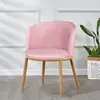 Juego de Mesa y Sillas de Negociación Imitación Madera Maciza Nórdica, Sillas Modernas Minimalistas, Mesa Redonda Creativa para Ocio, Sillas de Comedor para Cafetería y Tienda de Té de Leche