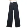 Jeans Holgados Design Sense Gestapo para Mujer Otoño e Invierno 2024 Nuevos Pantalones de Pierna Recta Pierna Ancha de Nicho