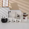 Juego de Té de Viaje Panda Zhihetang Juego Portátil de Una Olla Tres Tazas Seis Tazas para Exterior para Llevar Taza Exprés Regalo