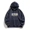 Ropa de hombre transfronteriza 2026 primavera nueva sudadera con capucha para hombre, marca de moda estilo americano, top casual deportivo holgado de alta resistencia