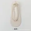 Nuevos Calcetines Invisibles Estilo Ballet con Ribete de Encaje de Seda Helada y Suelas de Felpa y Algodón para Zapatos Planos de Mujer, Primavera/Verano 2026