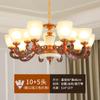 Lustre Europeu Iluminação da Sala de Estar Iluminação Quarto Sala de Jantar Lustre Atmosférico Retro Hall Luz Sala Luz Fábrica Atacado