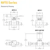 Análisis de Proceso IPD de Parker - Válvula de Diafragma Serie NV70 - Válvula Compacta de Alta Presión