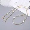 Joyería Zhuzui Nueva Cadena Cruzada de Perlas ABS Hecha a Mano con Cuentas Cadena para Teléfono Móvil Correa para Teléfono Móvil Cadena de Bolso de Hombro