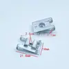 Clip base tuerca remache tornillo autorroscante Reed 22*14m contrachapado aplicable hebilla metálica clip tuerca en U M4