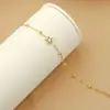 Novo bracelete feminino de cinco estrelas cravejado de diamantes, luxo leve, requintado, alta moda, design em aço titânio, não desbota, joia para mão de meninas