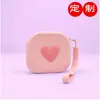 Bolsa Quadrada Pequena Estilo Novo em Formato de Coração, Bolsa para Guardar Fones de Ouvido Bluetooth, Porta-Moedas Cartão Chave de Silicone Macio Portátil, Personalizável