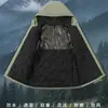 Chaqueta de Montañismo para Exteriores de Otoño e Invierno de Grafeno Unisex Mismo Estilo Impermeable con Forro de Terciopelo Capucha Integrada Logo Personalizado Bordado Versátil