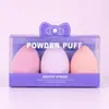 Esponja de Maquillaje Caja Transfronteriza, Ultra Suave, No Absorbe Polvo, Doble Uso para Aplicación Seca y Húmeda, Se Expande al Mojarse, Esponja de Maquillaje, Polvera, Huevo de Belleza