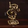 Mono de Latón Rey Mono Sun Wukong Rey Mono Escultura de Cobre Artesanías Decoración Artesanías de Cobre Adornos de Latón Artesanías de Cobre