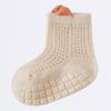 Calcetines Finos de Malla para Bebé de Primavera y Verano con Puntos Antideslizantes, Calcetines para Niños Pequeños, Calcetines de Algodón Clase A, Calcetines para Niños al por Mayor