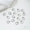 Fuerte Retención de Color Relleno de Oro de 14K Agujero Grande Bobina Oculta Anillo de Conexión Cerrada Accesorios de Acabado para Pulsera Collar de Cuentas Hecho a Mano DIY