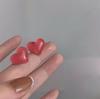 2022 nueva moda verano color caramelo pendientes encantadores diseño nicho de alta gama estilo frío pendientes en forma de corazón para mujer
