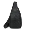 Bolsa de Peito Masculina de Grande Capacidade Transfronteiriça, Bolsa de Ombro Moderna e Simples Tendência, Bolsa Transversal Repelente à Água para Lazer ao Ar Livre e Viagem