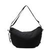 Bolsa Tote Popular para Venda por Atacado, Cor Sólida Simples, Leve, Grande Capacidade, para Estudantes do Sexo Feminino, para Ir para a Aula e Viajar, Bolsa Transversal Versátil