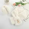 Bufanda de Cuello Gruesa Cálida de Piel Sintética de Conejo, Estilo Coreano Ins, Calentador de Cuello Esponjoso, Fresca y Dulce