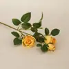 Suministro Directo de Fábrica de Accesorios para Fotografía, Decoración del Hogar, Rosas de Simulación Atmosférica, Muebles para el Hogar de Rama Única, Flores de Simulación de Rosa