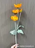 Flores de Papoula Artificiais de Alta Qualidade, Toque Hidratante, Decoração Macia, Arranjo de Flores, Flores Decorativas para Salão de Casamento, Decoração de Casa