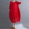 Vestido nuevo vestido largo suelto vintage de encaje étnico