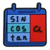 Amuletos para Zapatos Creativos de Dibujos Animados con Temática de Matemáticas, Accesorios Desmontables DIY para Zuecos, Decoraciones de Hebillas para Zapatos Transfronterizas, Al por Mayor en Stock