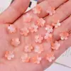 Contas para Porta-Flores Flor de Cerejeira Degradê Esmaltadas Contas Soltas DIY Feito à Mão Presilha de Cabelo Antiga Pulseira Colar Brincos Acessórios de Joias