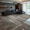 Tapete Sala de Estar 2026 Novo Italiano Luxo Leve Sensação de Alto Padrão Impermeável Sem Lavagem Limpável Tapete de Chão Espessado Quarto Tapete ao Lado da Cama