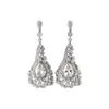 Pendientes de Borla con Forma de Gota de Agua y Diamantes Brillantes de Nuevo Estilo Europeo y Americano para Mujer, Pendientes de Estilo Francés, Pendientes de Moda y Elegantes con un Toque de Lujo Ligero y Acabado de Alta Gama