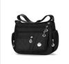 Bolsa Pequena Quadrada de Ombro Único, Grande Capacidade, Bolsa para Mãe de Meia-Idade, Bolsa Transversal Elegante de Tecido Oxford Nylon para Viagem, Bolsa