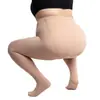 Medias de talla grande para mujer para tallas grandes, primavera, otoño, invierno, estilo de terciopelo fino, engrosadas, extragrandes, color carne, medias base