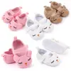 Zapatos de lana de punto para bebé recién nacido suelas blandas 0-1 año zapatos de tela para bebé zapatos antideslizantes 2466