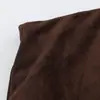 Ins transfronterizo estilo europeo y americano 2026 nueva moda elegante ropa de mujer al por mayor falda de cintura elástica línea A de doble capa para ir al trabajo