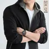 Chamarra con Capucha Estilo Old Money Impermeable Abrigo Versátil Casual de Negocios Top para Hombre Chaqueta de Primavera Otoño para Hombre al por Mayor