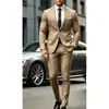 Traje popular de doble botón para hombre de primavera y otoño 2026, traje ajustado estilo coreano, vestido de novia, ropa de hombre para padrinos de boda