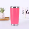 Copo de Carro 20oz Copo com Isolamento a Vácuo Camada Dupla Aço Inoxidável Portátil Montável no Carro Estilo Yeti 304 Presente Corporativo