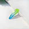 Pinzas para el pelo estilo Corea del Sur, extensiones de clip, estilo estrellas, color clip de gota, degradado de dos colores, lindo clip para flequillo de niños, clip lateral, accesorios para el pelo
