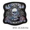 Adesivo de Tecido Estilo Punk Oversized Patch Adesivo Decoração de Costas para Roupas Jeans Adesivo para Buraco de Reparo Adesivo Bordado para Roupas