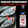Spray de reparo de farol de cerâmica kineshinex, ferramenta avançada de reparo de luz de carro, duradouro, melhora a visibilidade