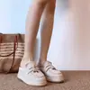 Mules de Tacón de Cuña Cerrados para Mujer, Nuevo Estilo Primavera 2026, Estilo Old Money, Mules Versátiles Casuales Tejidos de Suela Gruesa al por Mayor