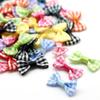 25 horquillas para el pelo hechas a mano con lazo de tela a cuadros, accesorios para el cabello
