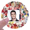 57 Adesivos de Grafite de Personagem Personalizados da Nova Estrela do Futebol Cristiano Ronaldo, Adesivos à Prova d'Água para Carro, Bagagem e Garrafas de Água
