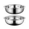 Lavabo de Acero Inoxidable Venta al Por Mayor Engrosado Doméstico Comercial Lavabo Lavabo para Lavar Verduras Cocina y Lavabo Lavabo para Sopa Cubeta Lavabo Forma Redonda